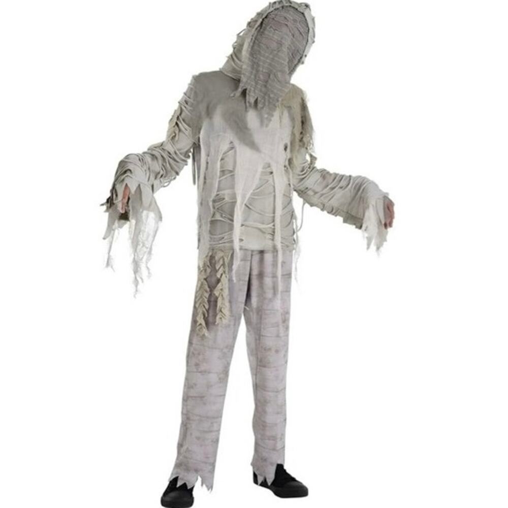 Amscan Mummified Costume with Attached Hood X-Large (14-16) boys mummy halloween